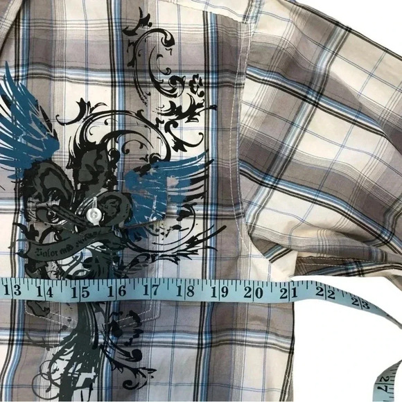 Montage Youth XL Button Front Short Sleeve Shirt - Picture 4 of 6